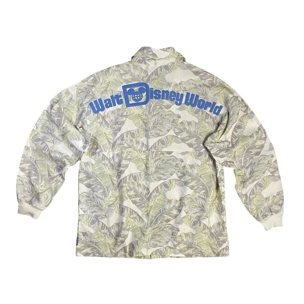 Disney x Spirit Jersey Tropical Palm Linen Jacket - M